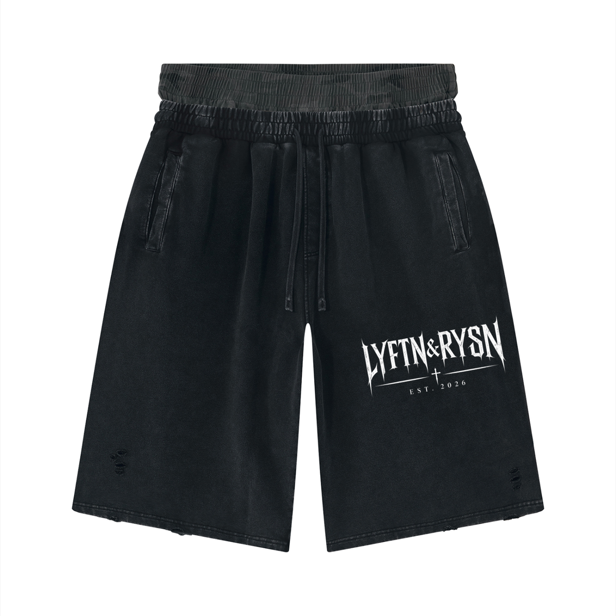 LYFTN&RYSN EST Vintage Wash Wide shorts