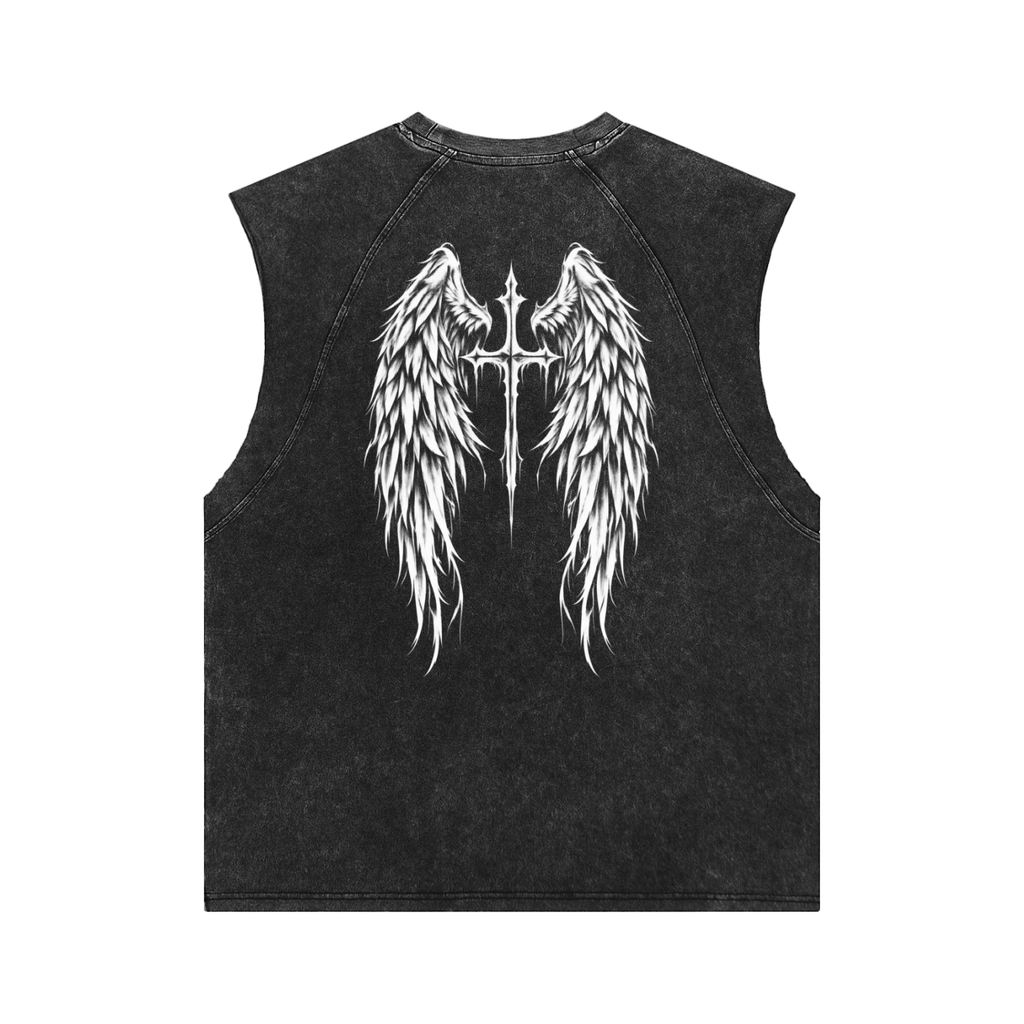 LYFTN&RYSN Angelic Washed Cut-off